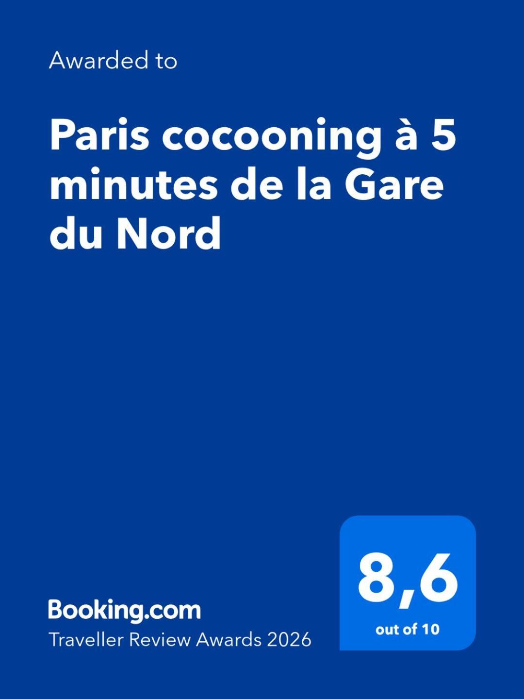 Cocooning à 5 Minutes De La Gare Du Nord Appartamento